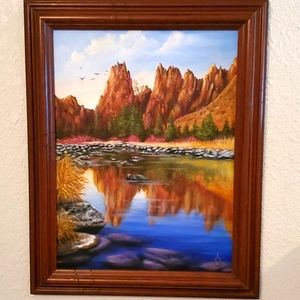 Origional Landscape Oil Painting 'The Monument'🎨